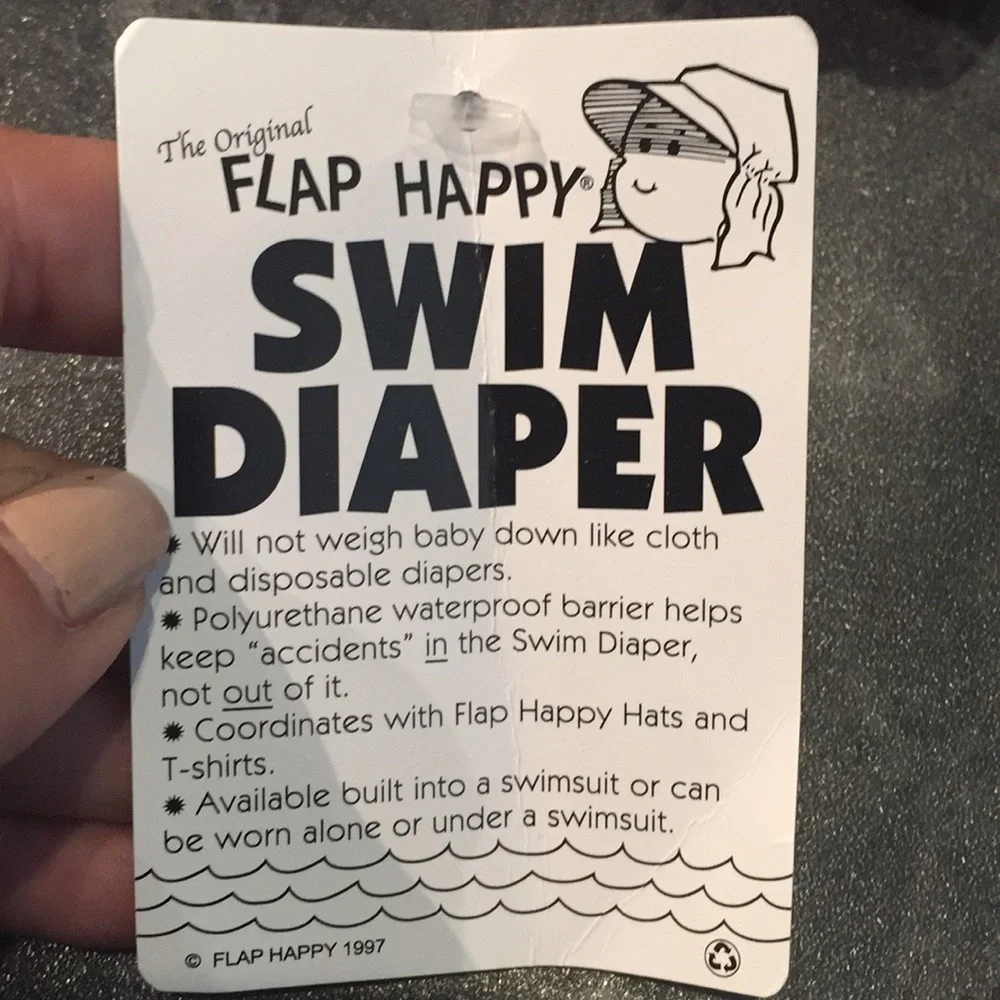 The Original FLAPHAPPY Swim 🏊‍♂️ Diaper Trunks